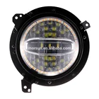 Morsun new led headlight for jl 2018+ wrangler jk 7 inch EMC inside DOT EMARK with bracket