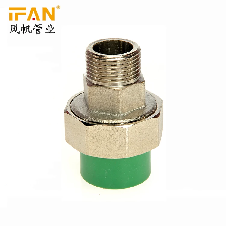 Ifan Ppr Pipe Fittings Male Thread Brass Adaptor Union Buy Ppr Male