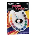 Mont Marte Palette n Paint Set 17 pce - Gouache