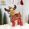 Hot Sell 11 Inch Deer Textile Festival Products Big Christmas Decoration 2018 Christmas Reindeer