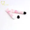 Plastic PE hand cream packaging soft tubes lip balm tube with flip cap