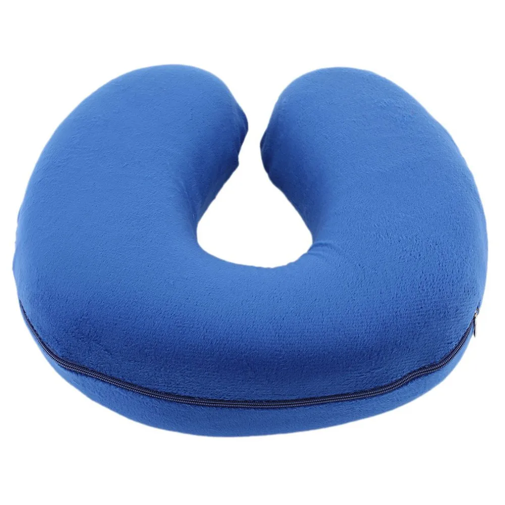 2016 Hot Sale 1Pcs Travel Pillow Portable Neck Pillow U Shape Neck Cushion Flocking Pillow Support Flight Travel Accessory