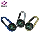 Promotional Keychain Zinc carabiner compass