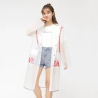 Outdoor Waterproof Windproof Breathable EVA rain coat rain poncho