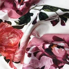 Printed Cotton Sateen Fabric Squares Digital Print For Ladies