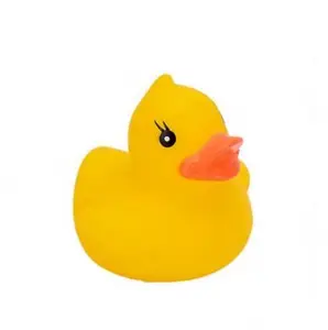 cute yellow rubber duck