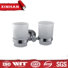 double glass tumbler holder sanitary ware wall mount cup holder
