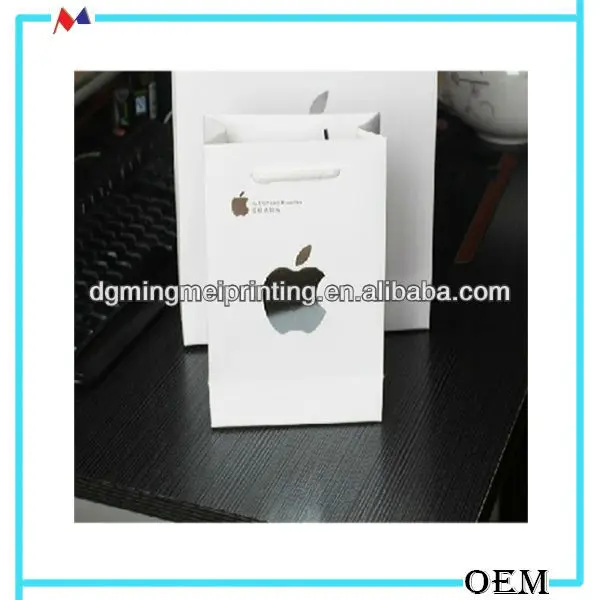 my hot apple gift bags/ paper folding gift box material