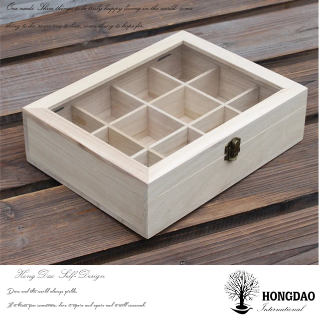 hongdao custom logo personalized wooden box tea packaging box