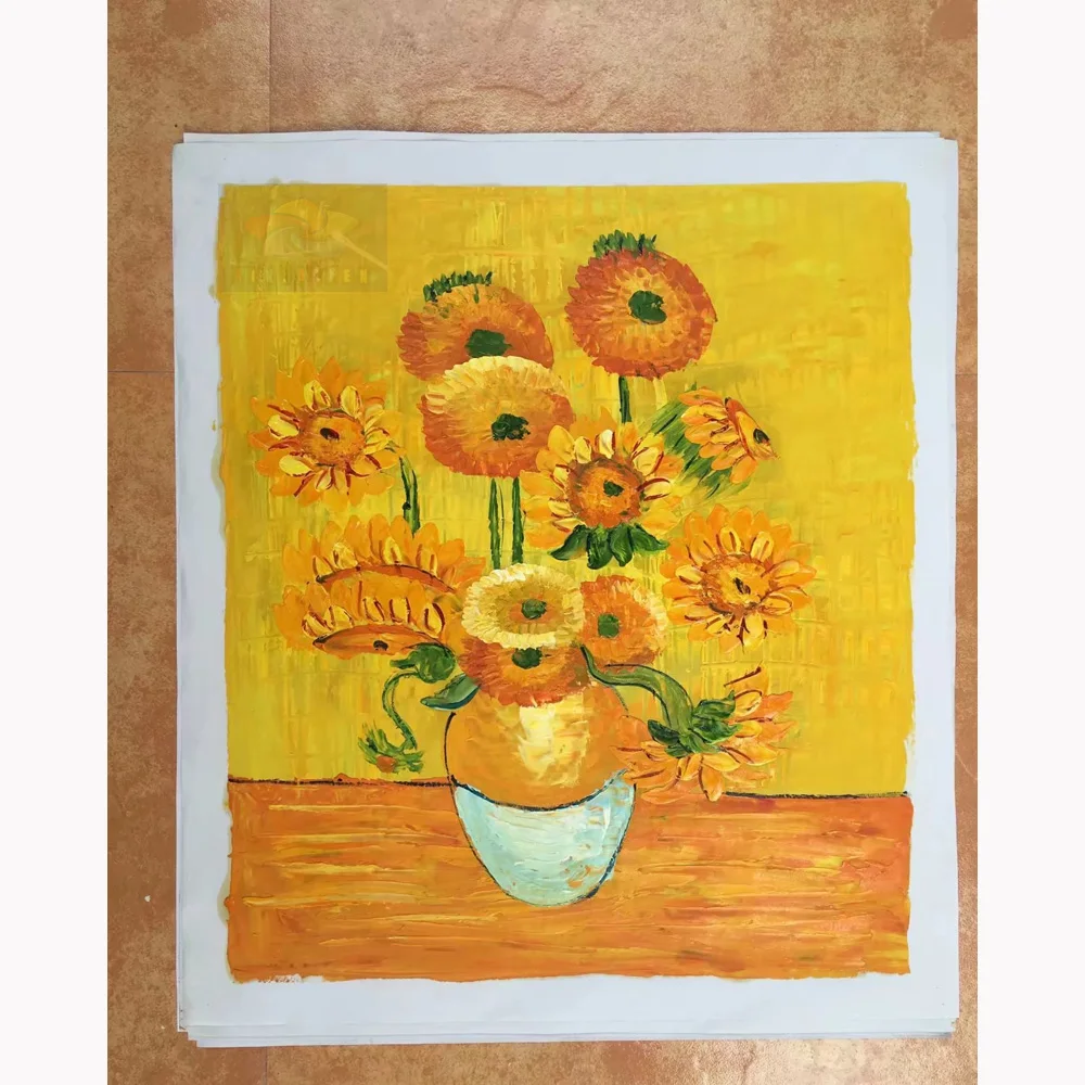 Van Gogh painting sunflower lost sky 011 (1)
