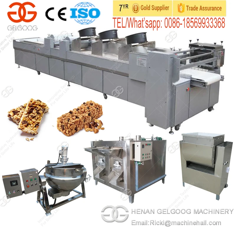 Factory Sesame Candy Nuts Bar Production Line