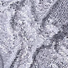XULIN Modern Design Mesh Fabric Glitter Decorative Aluminium Metal Mesh Fabric for Clothing