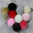 Soft Fake rabbit fur pom poms/balls for scarf /hat /garment accessores