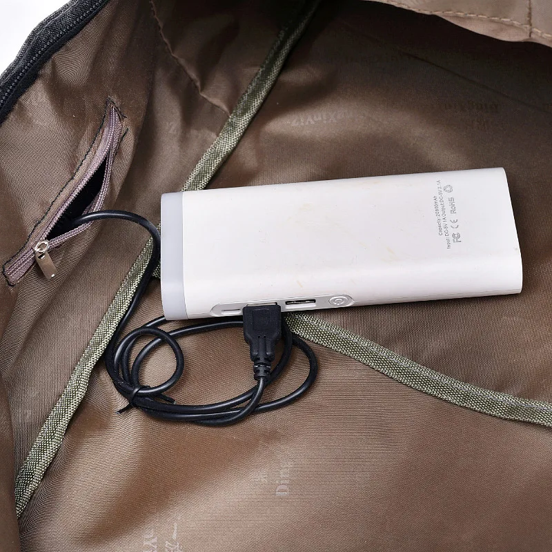 Anti Theft Men Backpack Canvas Large USB Recharging Women Laptop Bag Boy Girl School Bag Teenager Travel Backpack Mochila BP0209 (16)