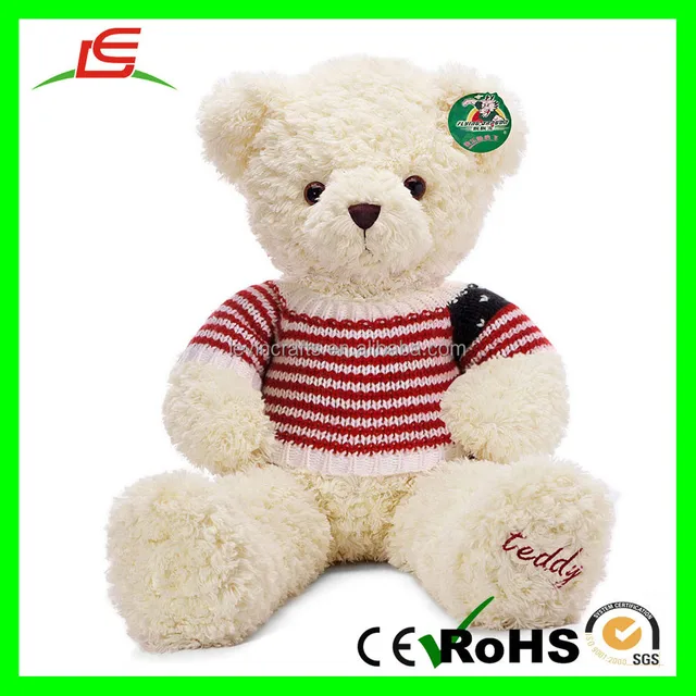 28 inch giant hug stuffed plush teddy bear toy with knitted