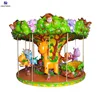 China amusement rides kiddie games happy forest party 12 seats carousel ride for sale