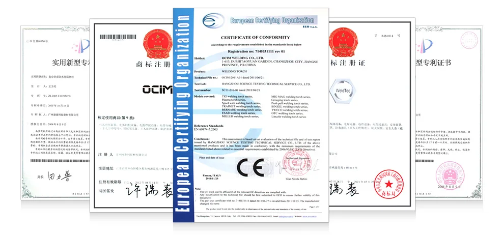 WP9 amp WP9F amp WP9P TIG Welding Torch with CE certification