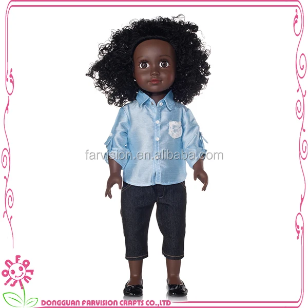 18 black dolls