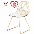 (4pcs price)online buying french style high back gold lucy industrial dining arrow chair for hotel and restaurant