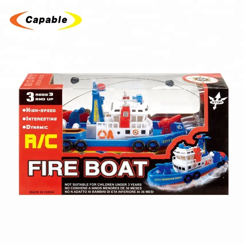 rc fire boat