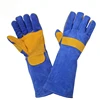 Jespai 16" long welding gloves leather working gloves
