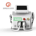 All-new design two handpieces free combine diode laser/IPL/Nd yag laser/RF hair removal beauty salon machine