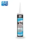 GNS N76 Stractural silicone adhesive adhesive sealants 300ml black white grey silicone sealant