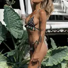 High quality women bikini hot girl high waist bathing suit