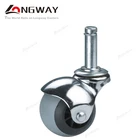 Longway chinese manufacturer 1.6 / 2inch small swivel TPR ball castor caster chair office furniture wheel