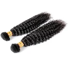 Factory Wholesale virgin brazilian weft Peruvian remy cabelo curly hair extension human hair