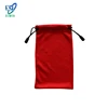 Red Microfibra Phone Glasses Case Cloth Bag