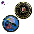 Free Artwork Service High Quality Personalized Enamel antique bronze epoxy military challenge coin