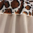 Suede fabric faux animal printing fur