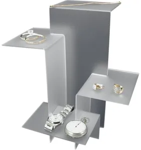 acrylic white jewelry display stands