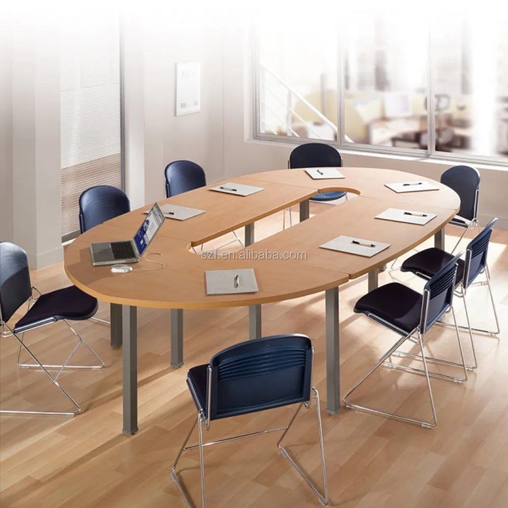 ヨーロッパ スタイル グレー会議テーブル メラミン パーティクルボード会議テーブル (SZ-MTT092)仕入れ・メーカー・工場