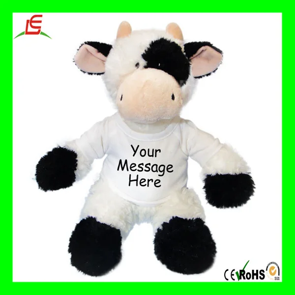 stuffed fluffy cow