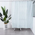 high quality printed polyester shower curtain