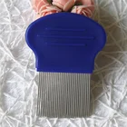 Plastic Handle Stainless Steel Needles Children Hair Anti Lice Nit Louse Flea Tick Comb