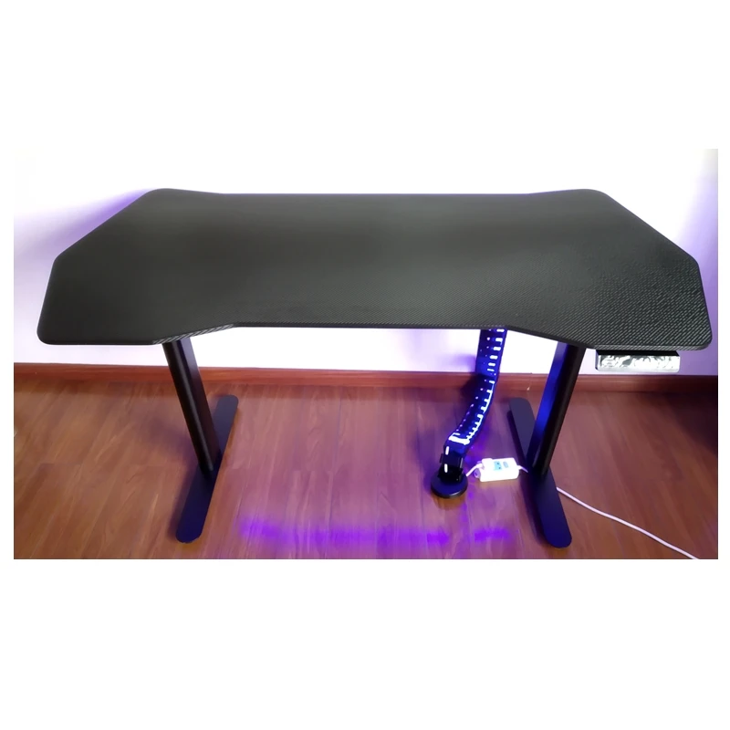 computer game adjustable height desk electric lifting column frame  gaming desk