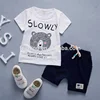 SS-735B latest design children boutique clothing sports suit kids clothes baby boy summer clothes 2 pieces sets