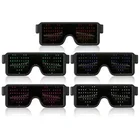 Amazon hot selling LED sun glasses party game sunglasses