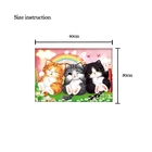 New products most popular 30*40cm diy 5d diamond painting cat