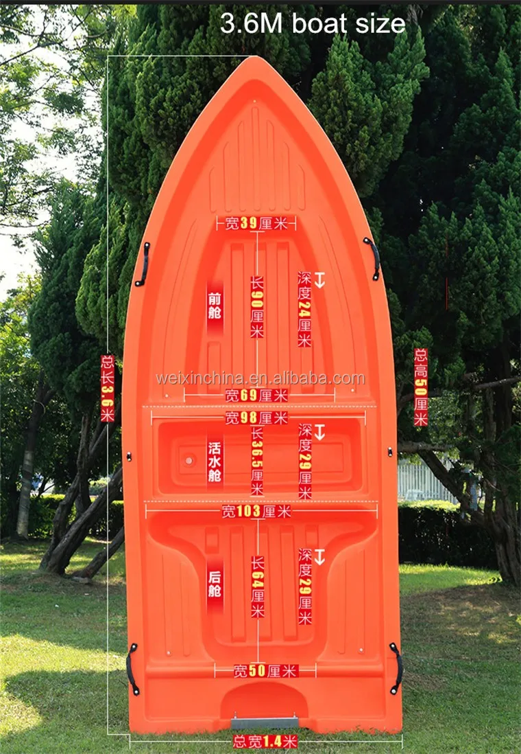 6 meters high speed fishing boats