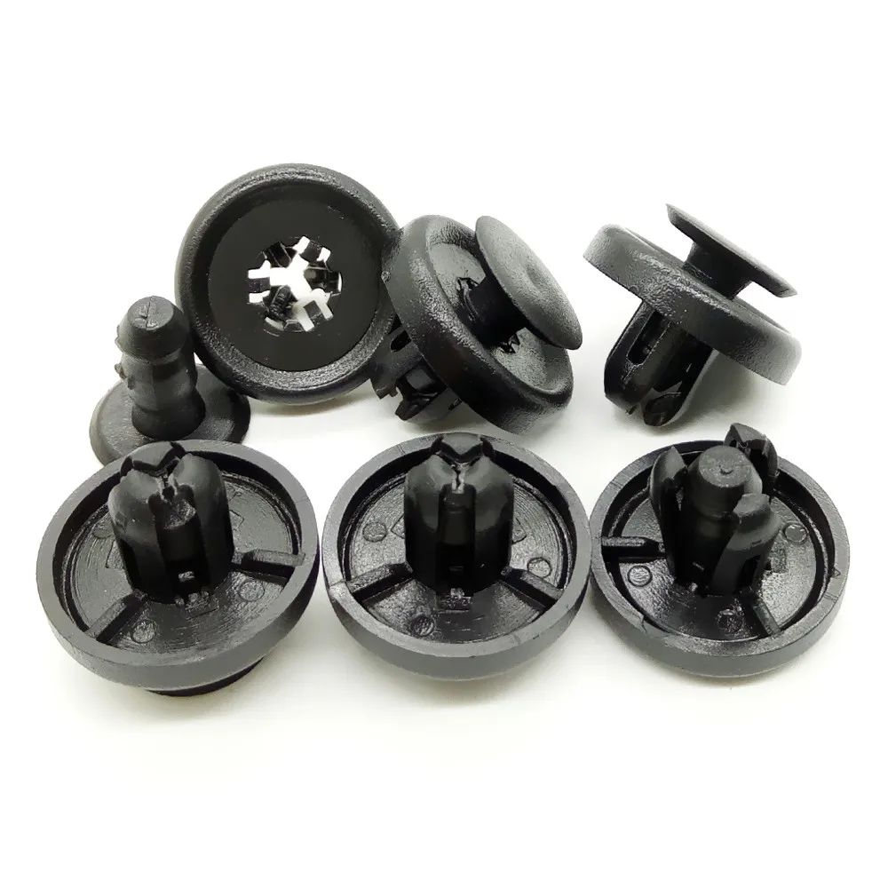 CNIKESIN-100X-7mm-Auto-Plastic-Fixed-Clips-for-TOYOTA-Honda-Lexus-Wheel-Cover-Engine-With-Cover