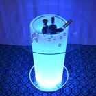 round shape wedding night club event coffee led table furniture