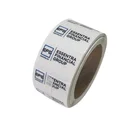 Tamper evident void label sticker printing label clear stickers