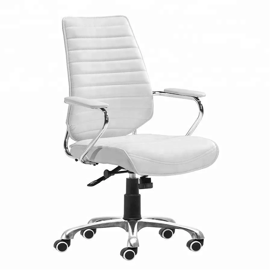 Белые кожаные компьютер boss Поворотный Высокое качество офисное кресло на herman Миллер Китай