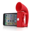 Hot selling For iPhone 6 Portable Amplifier silicone horn speaker, silicone mini speaker, silicone loud speaker for iPhone