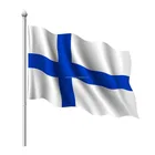 Finland flags Western Europe country flag
