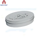 Aluminum Soap Soap Soap Tin Box Aluminum Oval Shape Tin Soap Box